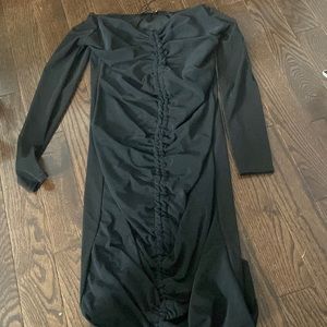 Pretty little thing rushed off the shoulder dress